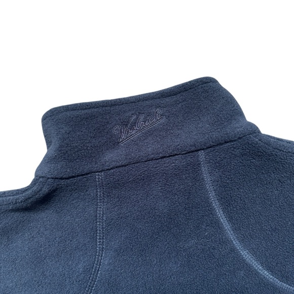 Woolrich Women’s Andes Fleece Navy Blue Zip Up Vest Small - Picture 5 of 9